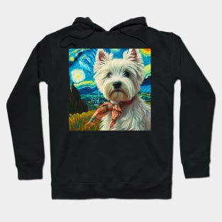 Fashionable Westie - Square - West Highland Terrier Hoodie